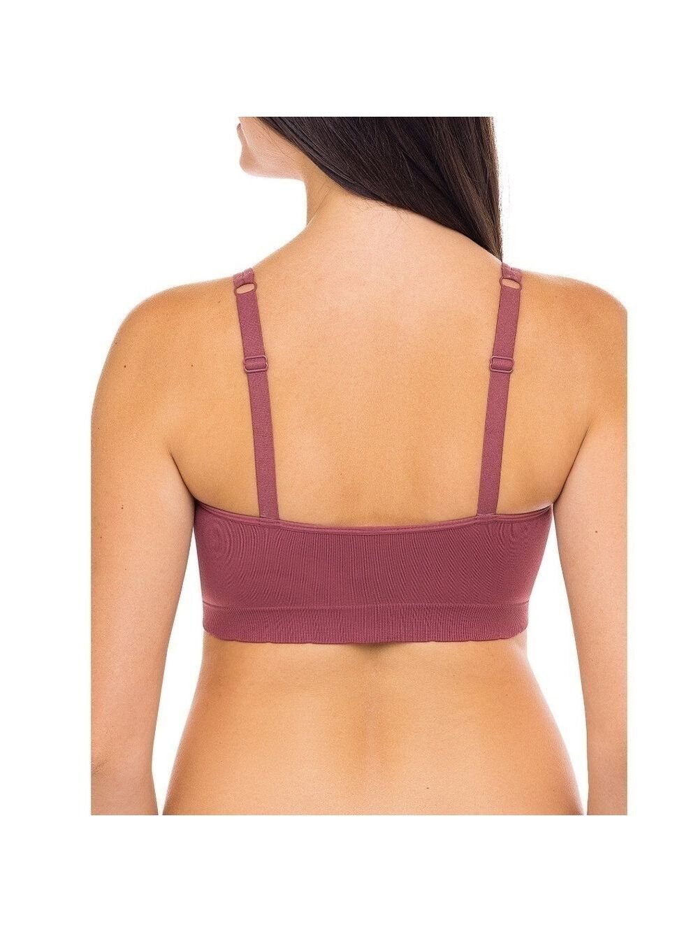 Kindly Yours caged v-neck sustainable seamless bralette plus size L - Picture 2 of 7